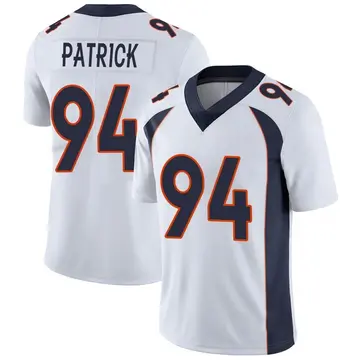 Nike Aaron Patrick Men's Limited Denver Broncos White Vapor Untouchable Jersey
