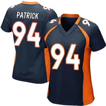 Nike Aaron Patrick Women's Game Denver Broncos Navy Blue Alternate Jersey
