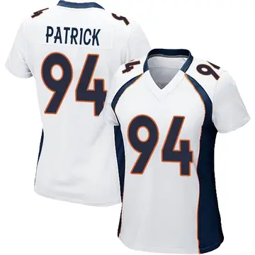 Nike Aaron Patrick Women's Game Denver Broncos White Jersey