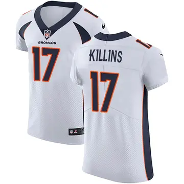 Nike Adrian Killins Men's Elite Denver Broncos White Vapor Untouchable Jersey