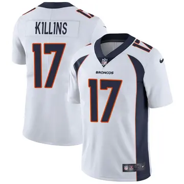 Nike Adrian Killins Men's Limited Denver Broncos White Vapor Untouchable Jersey