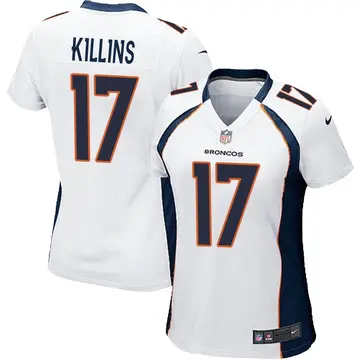 Nike Adrian Killins Women's Game Denver Broncos White Jersey