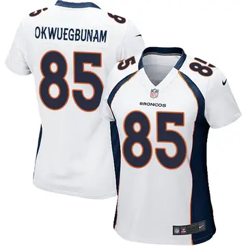 Nike Albert Okwuegbunam Women's Game Denver Broncos White Jersey