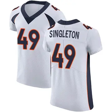 Nike Alex Singleton Men's Elite Denver Broncos White Vapor Untouchable Jersey