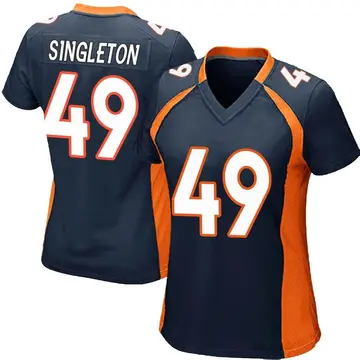 Nike Alex Singleton Women's Game Denver Broncos Navy Blue Alternate Jersey