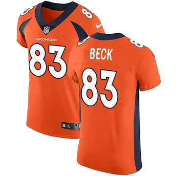 Nike Andrew Beck Men's Elite Denver Broncos Orange Team Color Vapor Untouchable Jersey
