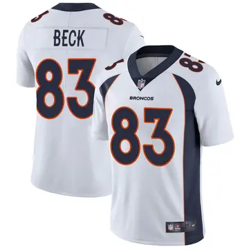 Nike Andrew Beck Youth Limited Denver Broncos White Vapor Untouchable Jersey