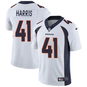 Nike Anthony Harris Men's Limited Denver Broncos White Vapor Untouchable Jersey