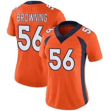 Nike Baron Browning Women's Limited Denver Broncos Orange Team Color Vapor Untouchable Jersey