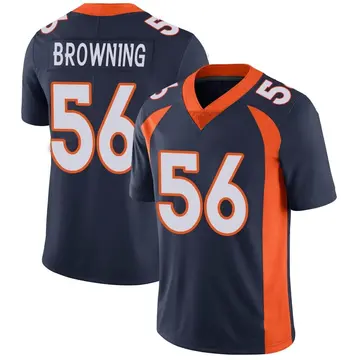 Nike Baron Browning Youth Limited Denver Broncos Navy Vapor Untouchable Jersey