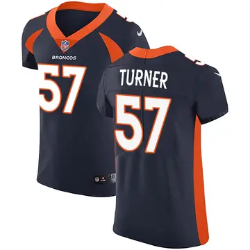 Nike Billy Turner Men's Elite Denver Broncos Navy Alternate Vapor Untouchable Jersey