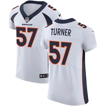 Nike Billy Turner Men's Elite Denver Broncos White Vapor Untouchable Jersey