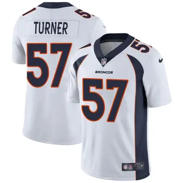 Nike Billy Turner Men's Limited Denver Broncos White Vapor Untouchable Jersey