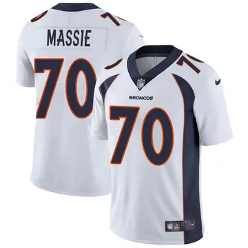 Nike Bobby Massie Youth Limited Denver Broncos White Vapor Untouchable Jersey