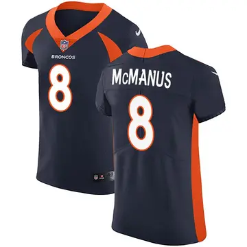 Nike Brandon McManus Men's Elite Denver Broncos Navy Alternate Vapor Untouchable Jersey