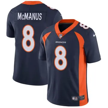 Nike Brandon McManus Men's Limited Denver Broncos Navy Vapor Untouchable Jersey