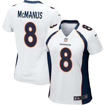 Nike Brandon McManus Women's Game Denver Broncos White Jersey