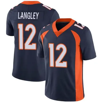 Nike Brendan Langley Men's Limited Denver Broncos Navy Vapor Untouchable Jersey