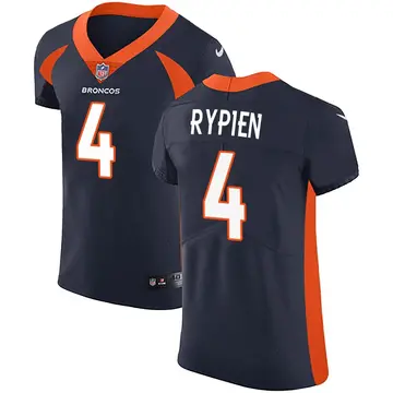 Nike Brett Rypien Men's Elite Denver Broncos Navy Alternate Vapor Untouchable Jersey