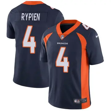 Nike Brett Rypien Men's Limited Denver Broncos Navy Vapor Untouchable Jersey
