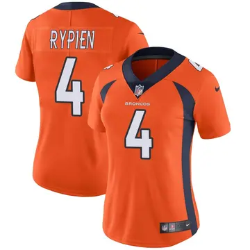Nike Brett Rypien Women's Limited Denver Broncos Orange Team Color Vapor Untouchable Jersey