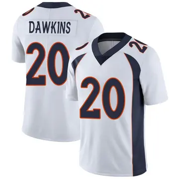 Nike Brian Dawkins Men's Limited Denver Broncos White Vapor Untouchable Jersey