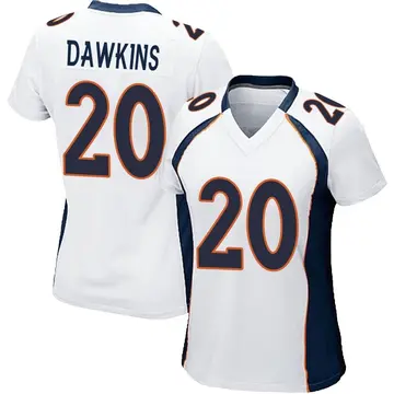 Nike Brian Dawkins Women's Game Denver Broncos White Jersey