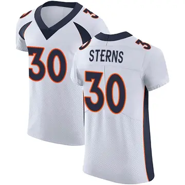 Nike Caden Sterns Men's Elite Denver Broncos White Vapor Untouchable Jersey