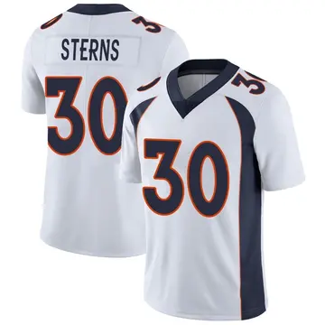 Nike Caden Sterns Men's Limited Denver Broncos White Vapor Untouchable Jersey