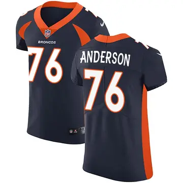 Nike Calvin Anderson Men's Elite Denver Broncos Navy Alternate Vapor Untouchable Jersey
