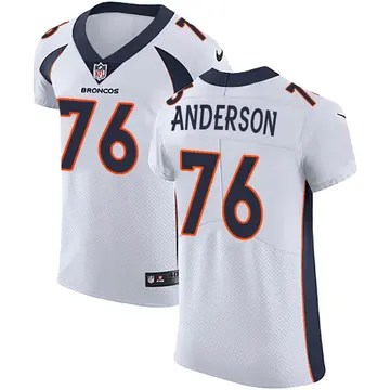 Nike Calvin Anderson Men's Elite Denver Broncos White Vapor Untouchable Jersey
