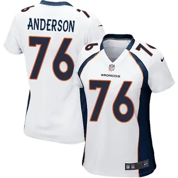 Nike Calvin Anderson Women's Game Denver Broncos White Jersey