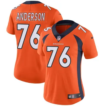 Nike Calvin Anderson Women's Limited Denver Broncos Orange Team Color Vapor Untouchable Jersey