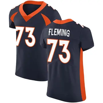 Nike Cameron Fleming Men's Elite Denver Broncos Navy Alternate Vapor Untouchable Jersey