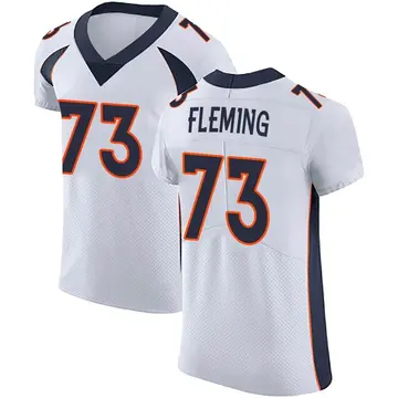 Nike Cameron Fleming Men's Elite Denver Broncos White Vapor Untouchable Jersey