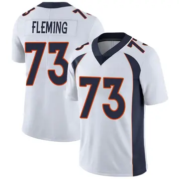 Nike Cameron Fleming Men's Limited Denver Broncos White Vapor Untouchable Jersey