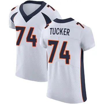 Nike Casey Tucker Men's Elite Denver Broncos White Vapor Untouchable Jersey