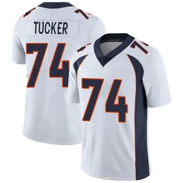 Nike Casey Tucker Men's Limited Denver Broncos White Vapor Untouchable Jersey