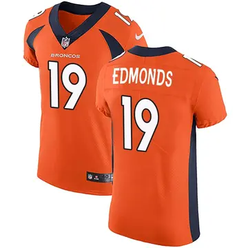 Nike Chase Edmonds Men's Elite Denver Broncos Orange Team Color Vapor Untouchable Jersey