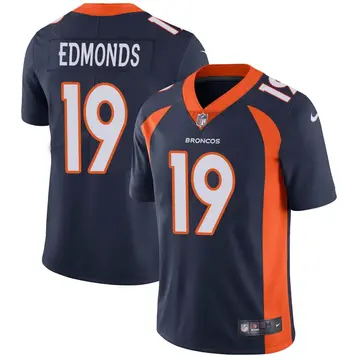 Nike Chase Edmonds Men's Limited Denver Broncos Navy Vapor Untouchable Jersey