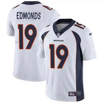 Nike Chase Edmonds Men's Limited Denver Broncos White Vapor Untouchable Jersey