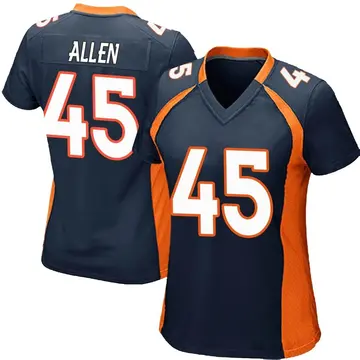 Nike Christopher Allen Women's Game Denver Broncos Navy Blue Alternate Jersey