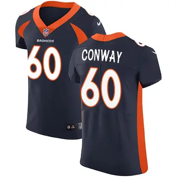 Nike Cody Conway Men's Elite Denver Broncos Navy Alternate Vapor Untouchable Jersey