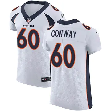 Nike Cody Conway Men's Elite Denver Broncos White Vapor Untouchable Jersey
