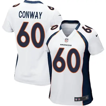 Nike Cody Conway Women's Game Denver Broncos White Jersey