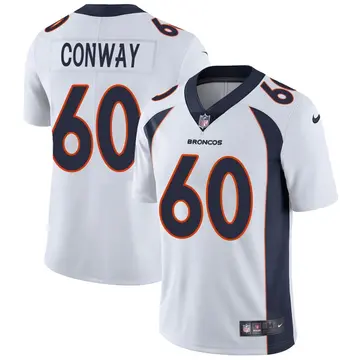 Nike Cody Conway Youth Limited Denver Broncos White Vapor Untouchable Jersey