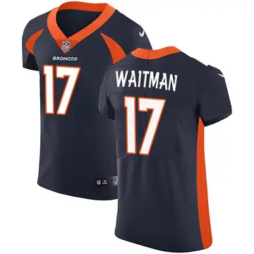 Nike Corliss Waitman Men's Elite Denver Broncos Navy Alternate Vapor Untouchable Jersey