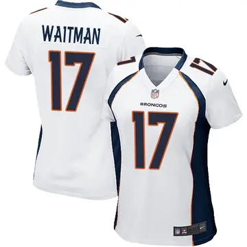 Nike Corliss Waitman Women's Game Denver Broncos White Jersey