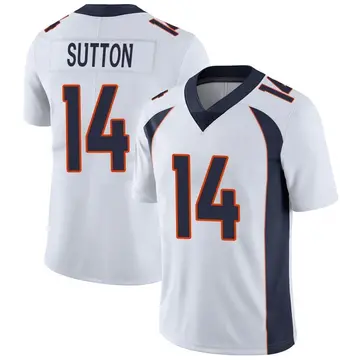 Nike Courtland Sutton Men's Limited Denver Broncos White Vapor Untouchable Jersey