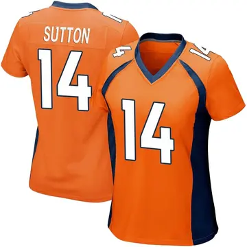 Nike Courtland Sutton Women's Game Denver Broncos Orange Team Color Jersey